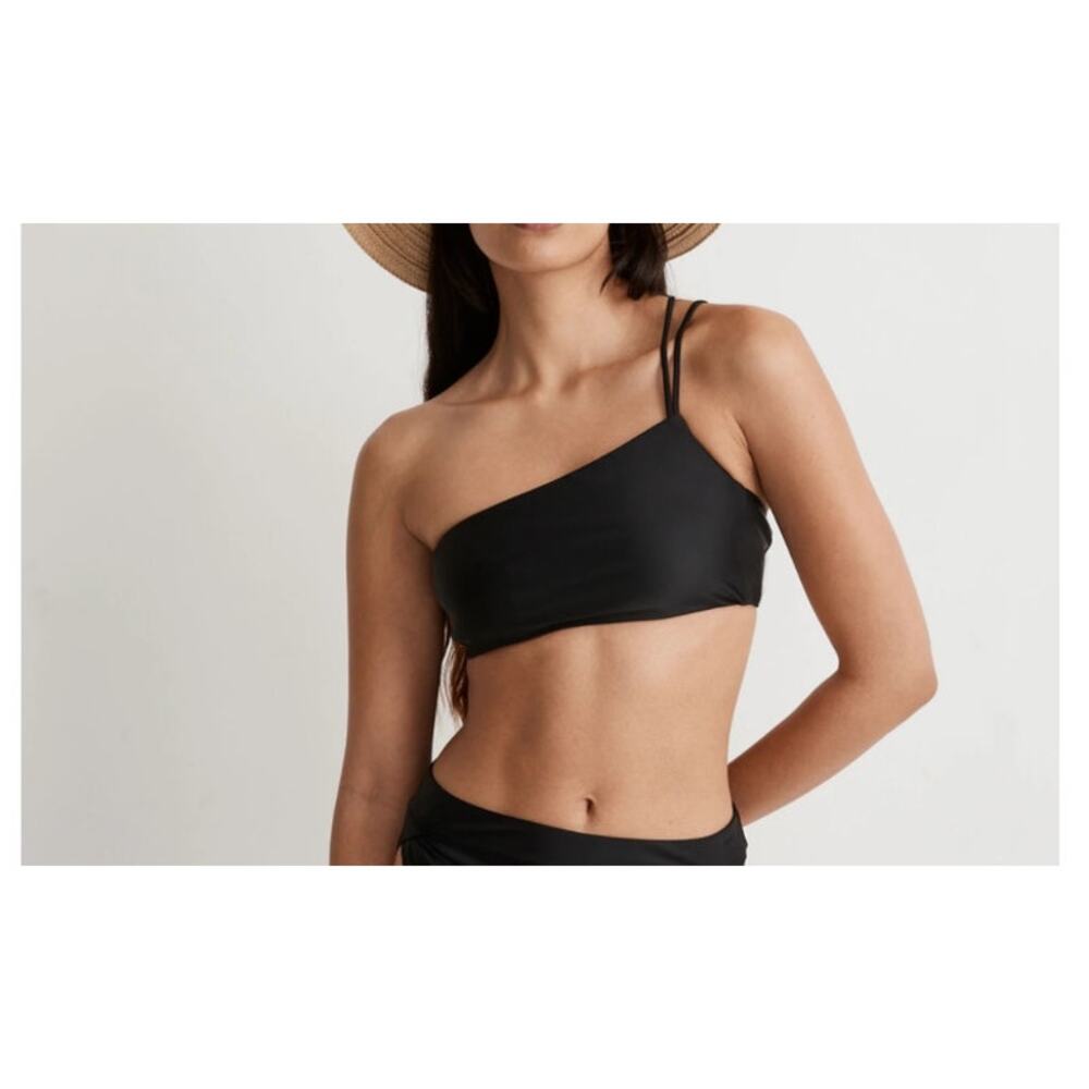 Madewell Double Strap On Shoulder Bikini Top Size Medium NWT